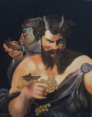Zwei Satyrn